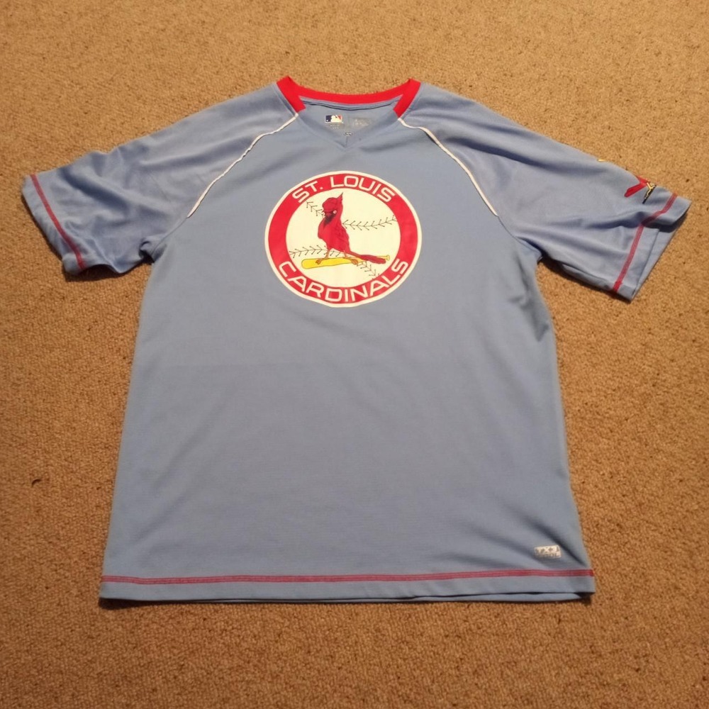 Y2K ST. LOUIS CARDINALS VINTAGE LOGO BASEBALL JERSEY